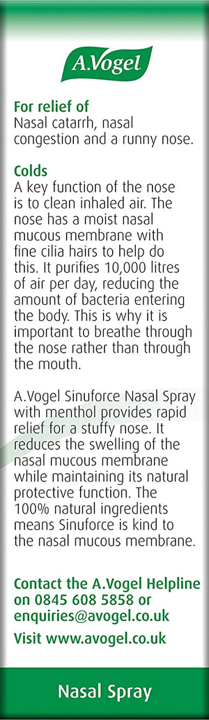 A.VOGEL Sinuforce Nasal Spray with menthol 20ml