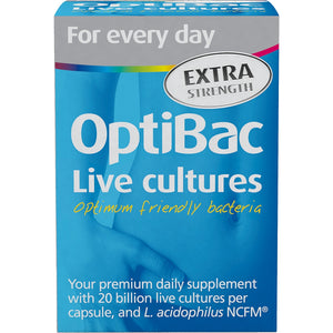 OPTIBAC probiotics For every day EXTRA Strength 30 capsules