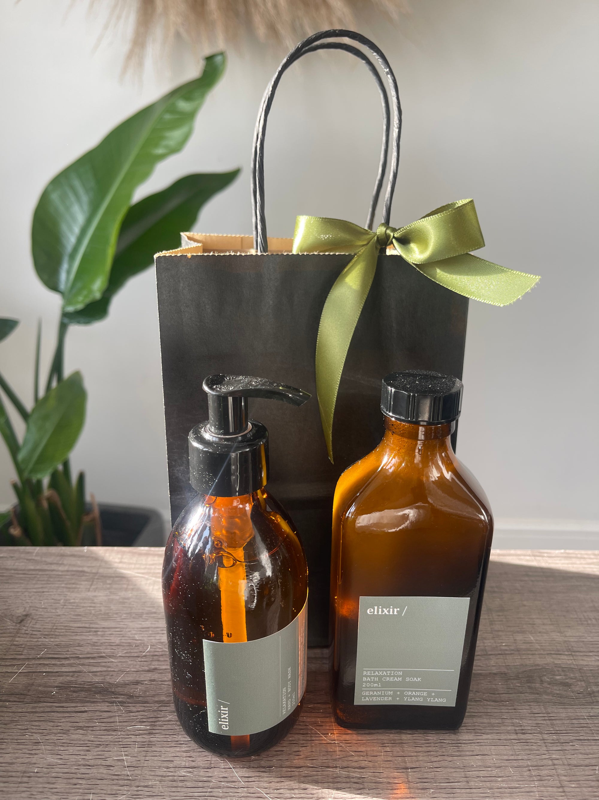 Elixir gift bag with Hand wash & Bath soak