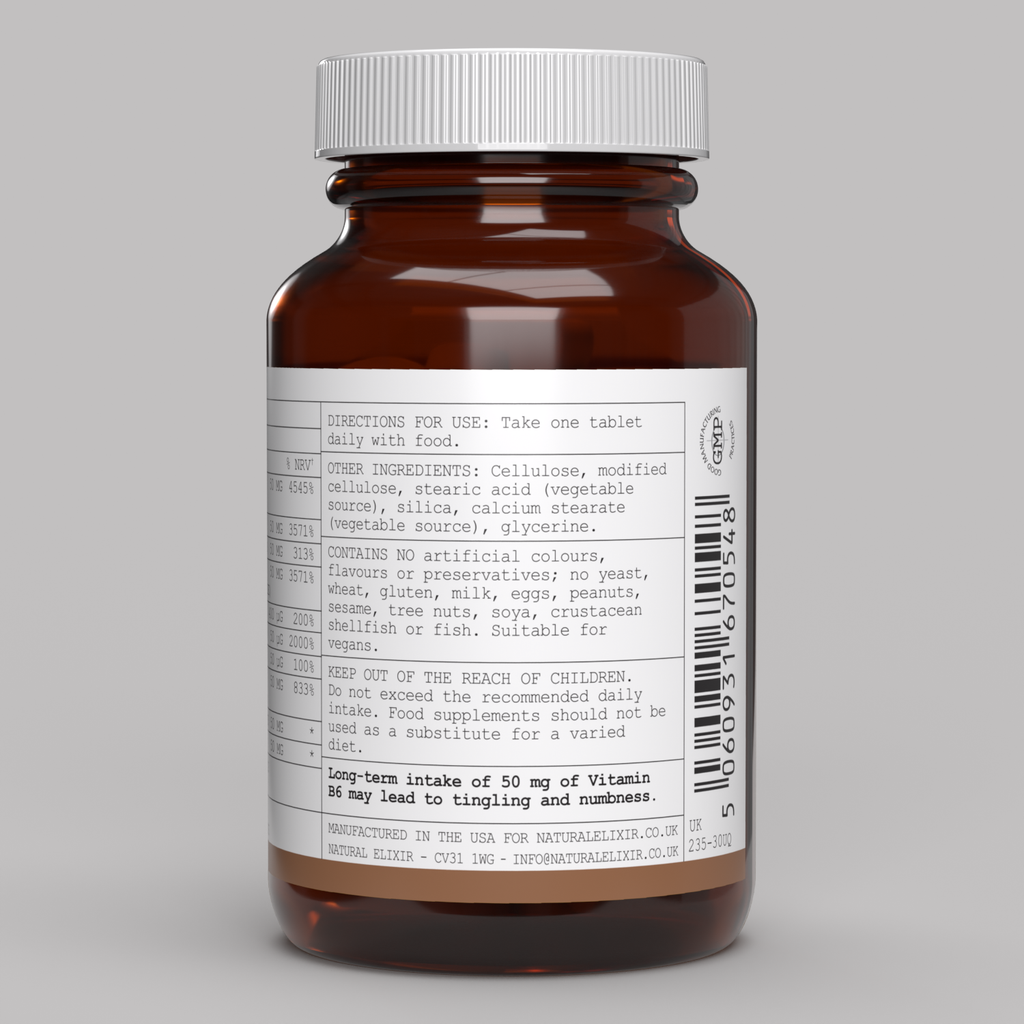 elixir/ balanced B50 complex 30 Veg Tablets