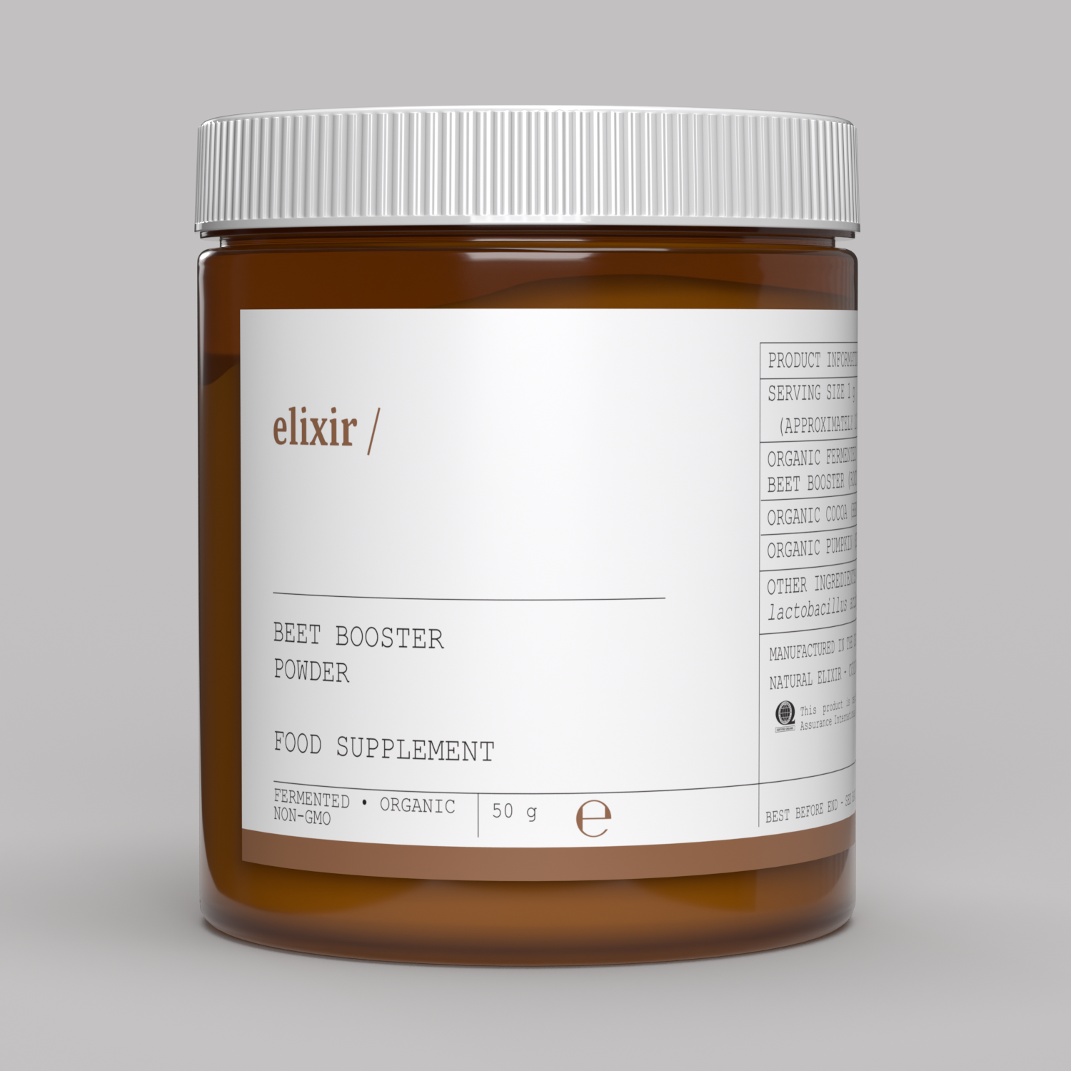 elixir/ Fermented Organic Beet Booster Powder 50g