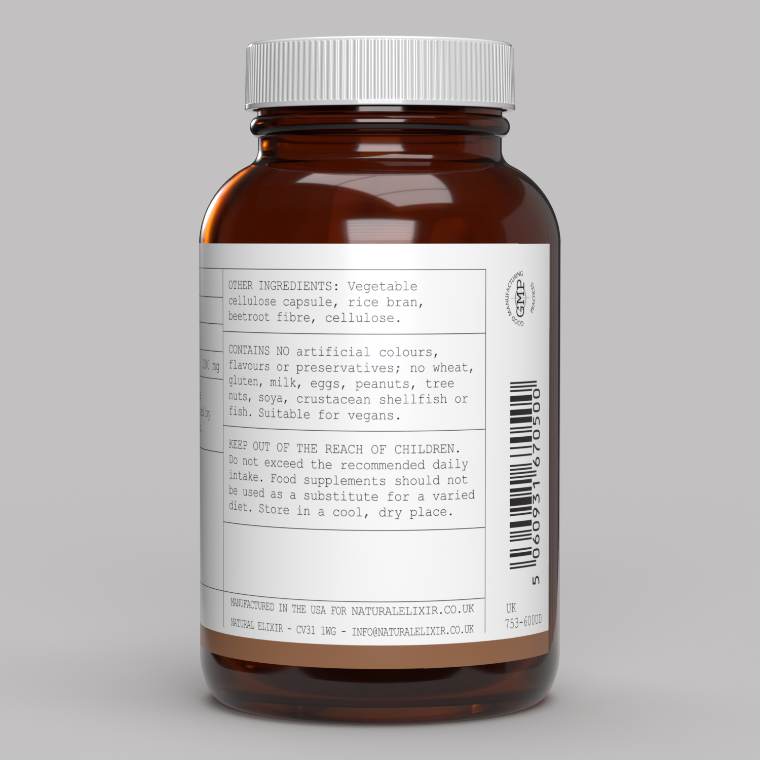elixir/ L-Theanine 200 mg 60 Veg Caps