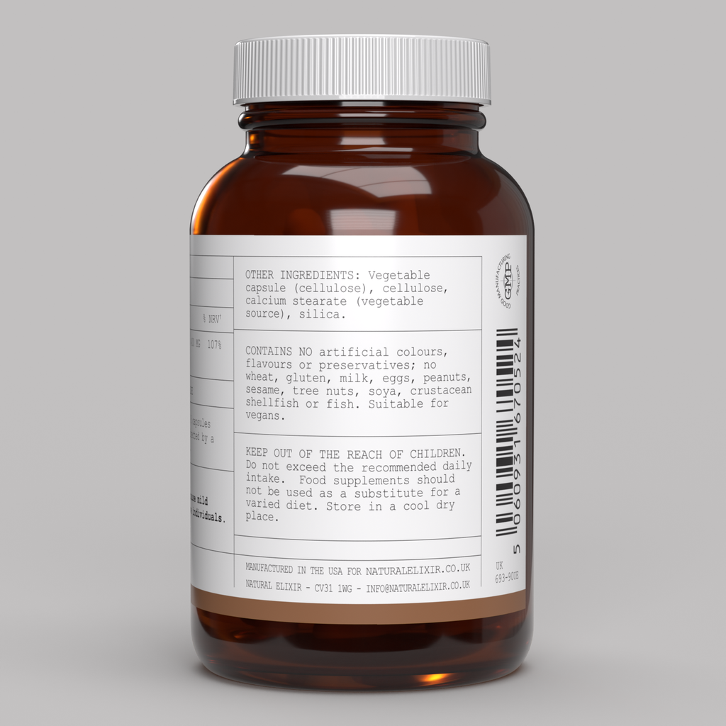 elixir/ Magnesium Glycinate 400mg 90 Veg Caps