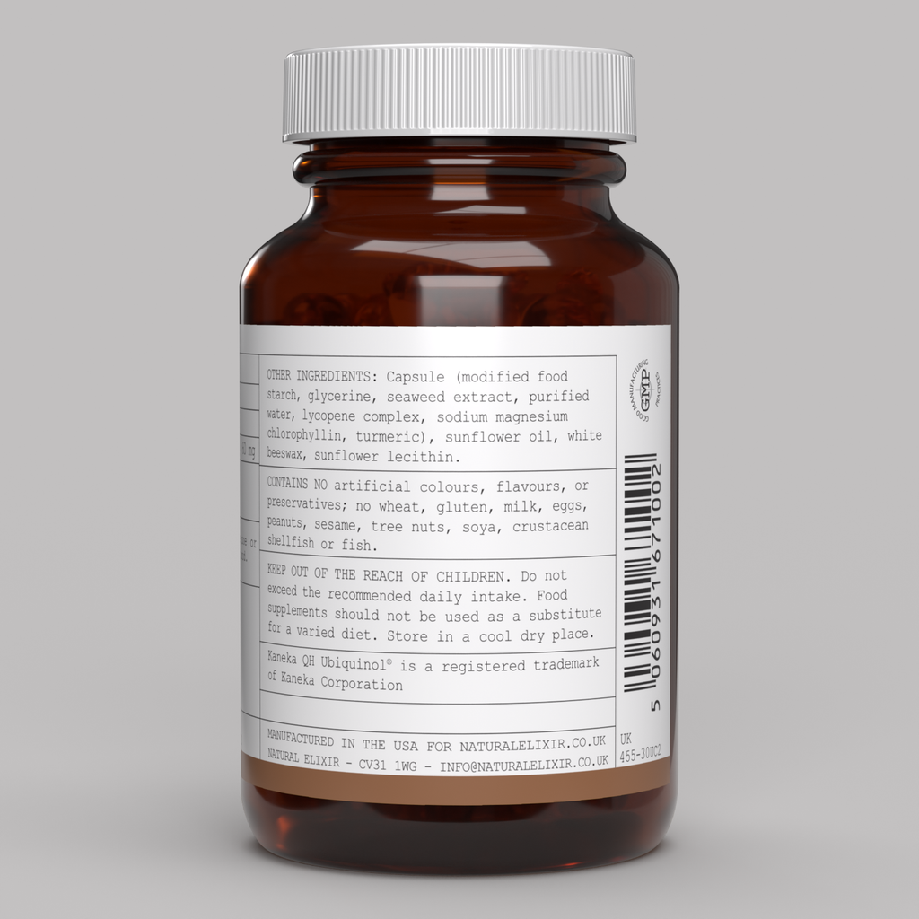 elixir/ ubiquinol 30 vegisoftgels 60mg CoQ10