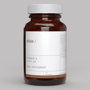 Elixir Vitamin A 10,000IU 100 Softgels