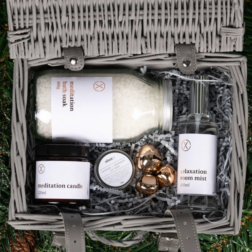 Elixir -Small grey empty hamper