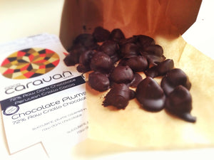 Coco Caravan Dark Chocolate Plums 150g