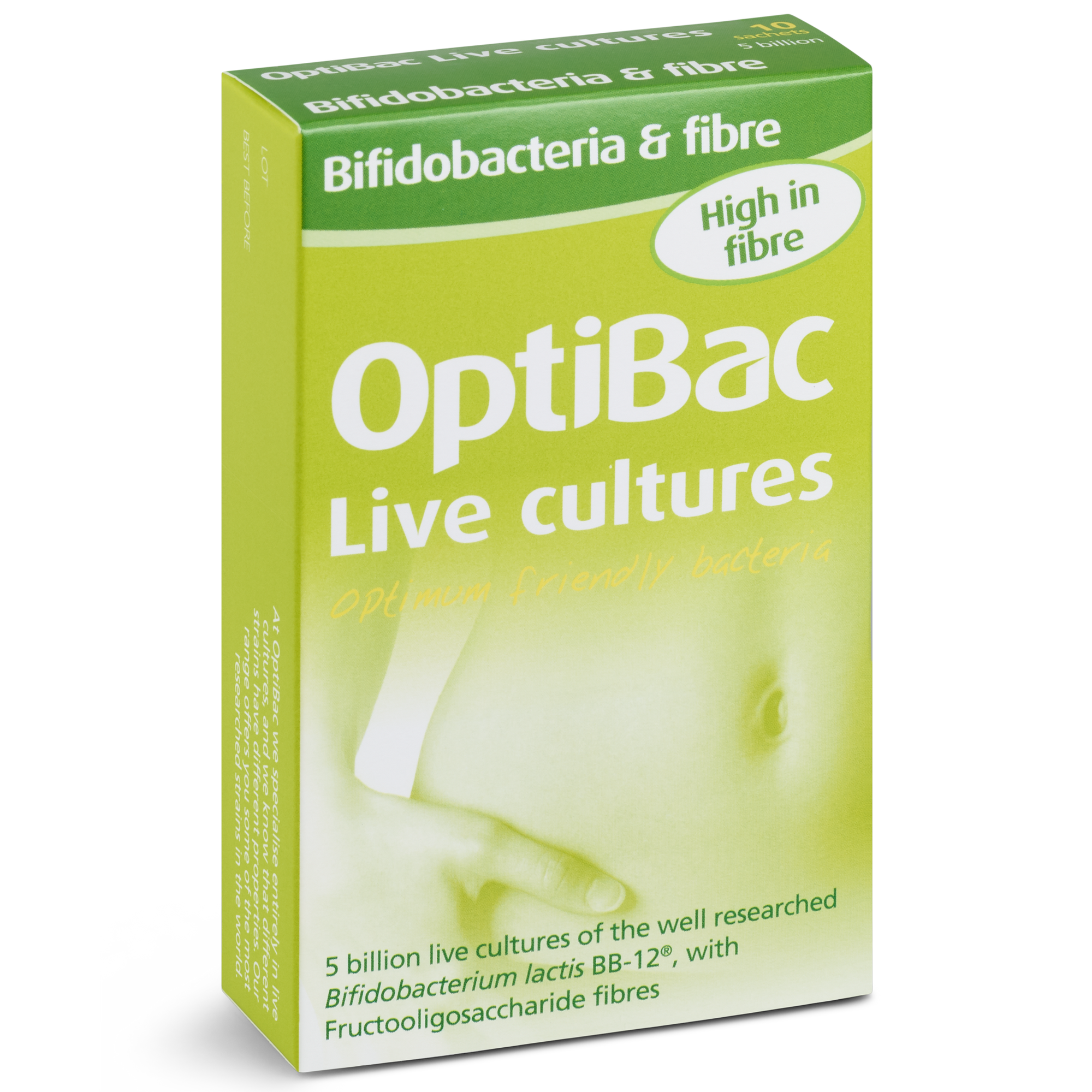 OPTIBAC probiotics Bifidobacteria & fibre 10 sachets