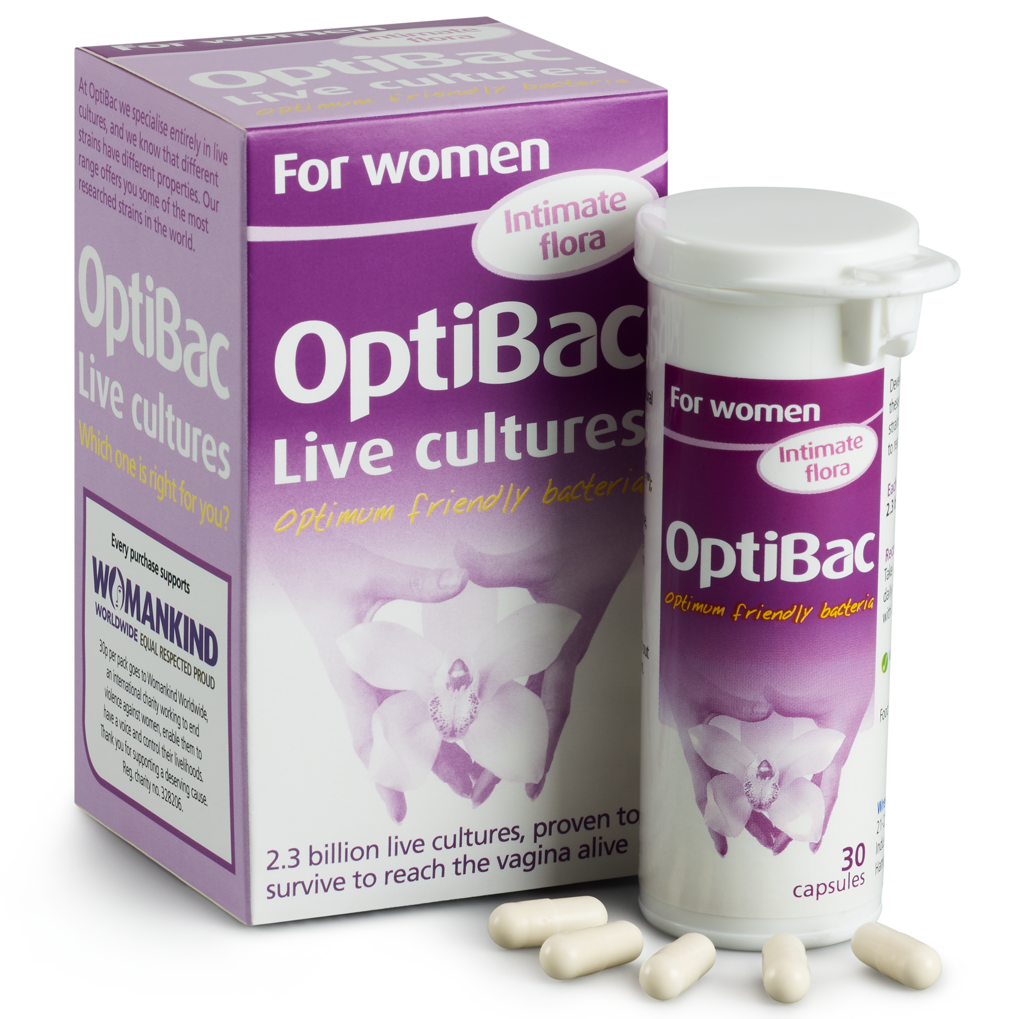 OPTIBAC probiotics For women 30 capsules