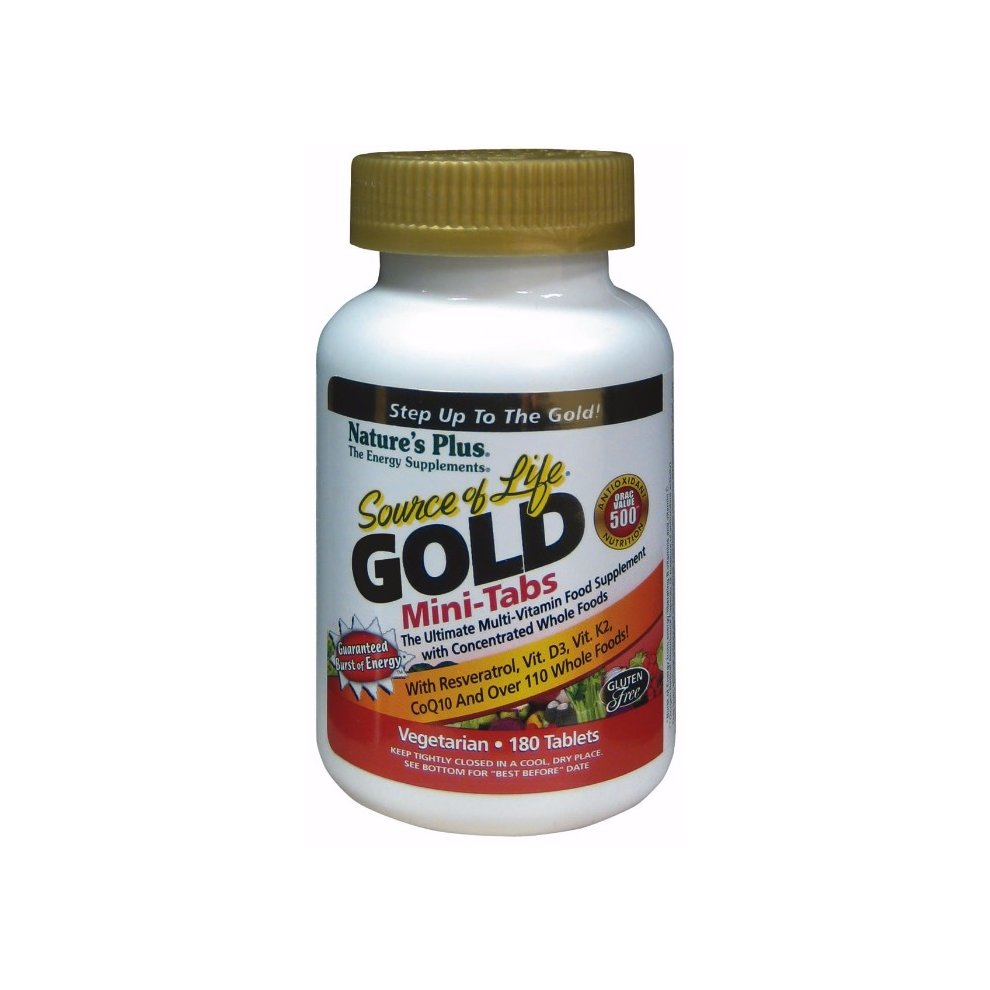 Natures Plus Source of life GOLD 180 mini-tabs