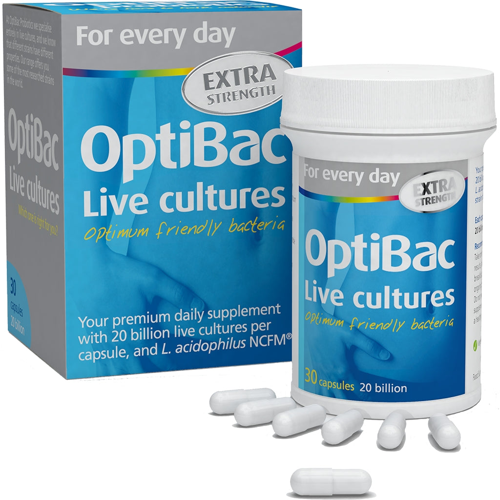 OPTIBAC probiotics For every day EXTRA Strength 30 capsules